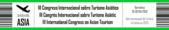 III Congrés Internacional sobre Turisme Asiàtic - 2013